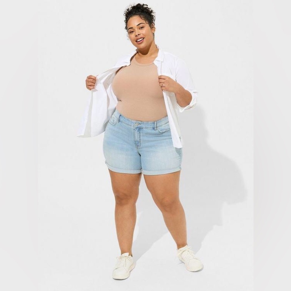 torrid Super Soft Rib High Neck Tank